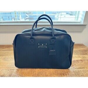 London Fog Black Weekender Duffle Bag Alexander Pebble Satchel Luggage Large